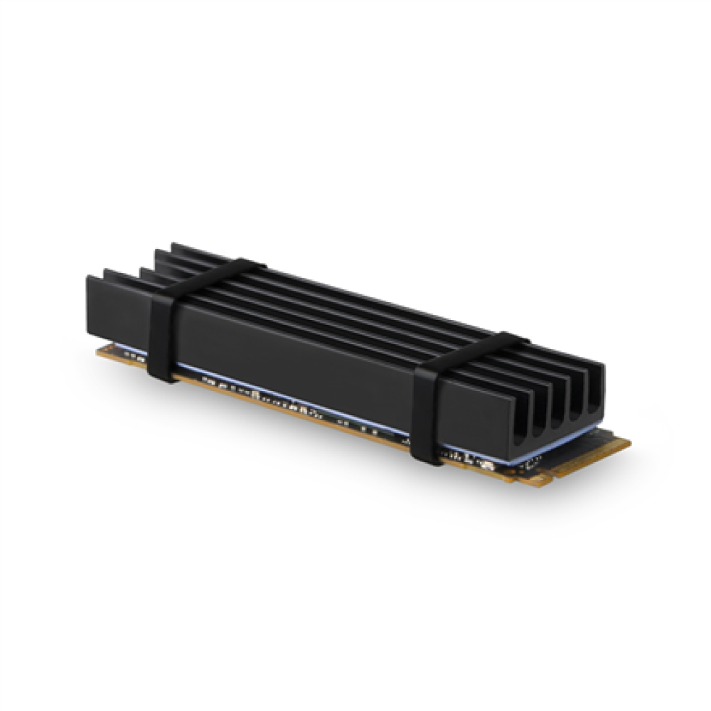AXAGON Passive aluminum heatsink for all M.2 SSDs, size 2280, high 10 mm , CLR-M2L10