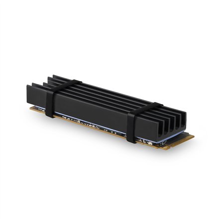 AXAGON Passive aluminum heatsink for all M.2 SSDs, size 2280, high 10 mm , CLR-M2L10