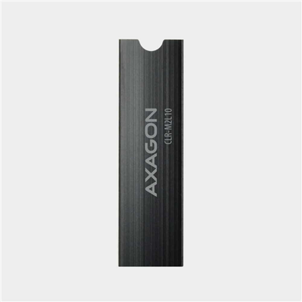 AXAGON Passive aluminum heatsink for all M.2 SSDs, size 2280, high 10 mm , CLR-M2L10