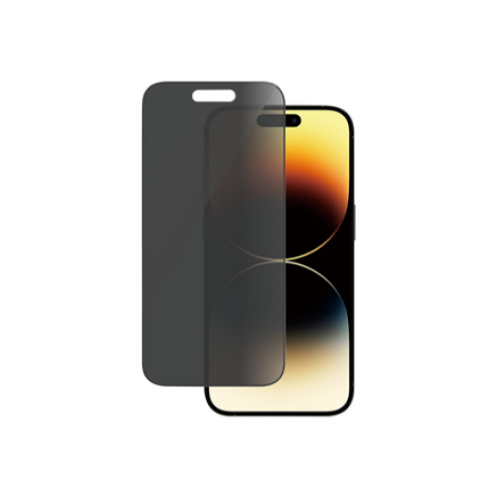 PanzerGlass , Screen protector , Apple , iPhone 14 Pro , Glass , Black , Ultra-Wide Fit , Privacy
