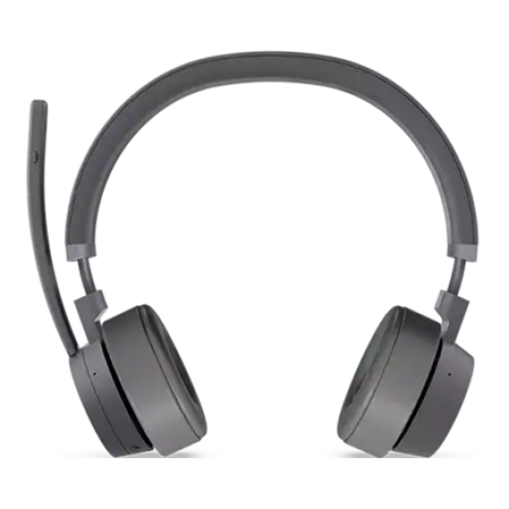 Lenovo Go Wireless ANC Headset with Charging Stand Built-in microphone, Over-Ear, Noise canceling, Bluetooth, USB Type-C, Storm Grey