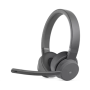 Lenovo Go Wireless ANC Headset with Charging Stand Built-in microphone, Over-Ear, Noise canceling, Bluetooth, USB Type-C, Storm Grey
