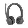 Lenovo Go Wireless ANC Headset with Charging Stand Built-in microphone, Over-Ear, Noise canceling, Bluetooth, USB Type-C, Storm Grey