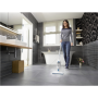 BLACK & DECKER , Steam mop , FSMH13E10-QS , Power 1300 W , Water tank capacity 0.38 L , White/Blue