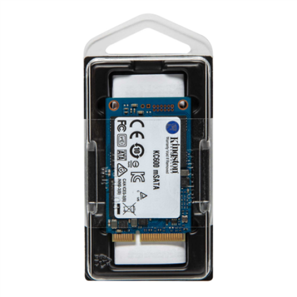 Kingston , KC600 , 1000 GB , Solid-state drive interface mSATA , Read speed 550 MB/s , Write speed 520 MB/s
