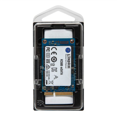 Kingston , KC600 , 1000 GB , Solid-state drive interface mSATA , Read speed 550 MB/s , Write speed 520 MB/s