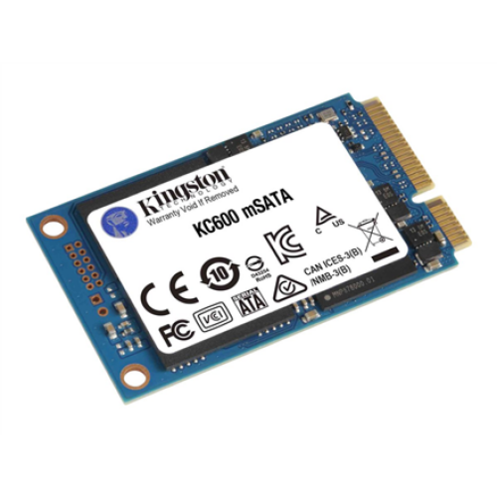 Kingston , KC600 , 1000 GB , Solid-state drive interface mSATA , Read speed 550 MB/s , Write speed 520 MB/s