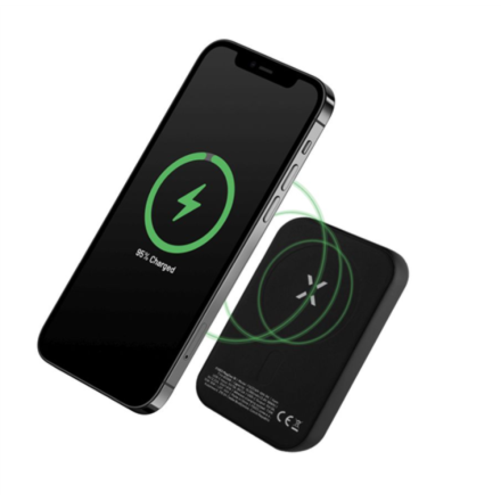 Fixed , MagZen (2nd gen.) with wireless charging and MagSafe support Power bank , FIXZENM2-10-BK , 10000 mAh , USB-C: 5V/2A, 9V/2.22A, 12V/1.67A (20W max) , Black