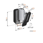 Vogels , Loundspeaker Mount , Turn, Tilt , Maximum weight (capacity) 5 kg , Black
