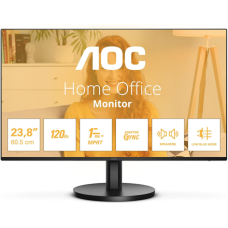 AOC 24B3QA2 , 24 , IPS , FHD , 16:9 , 120 Hz , 1 ms , 1920 x 1080 pixels , 300 cd/m² , HDMI ports quantity 1 , Black