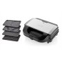 ETA , Sandwich maker , Sorento ETA315190010 , 900 W , Number of plates 4 , Number of pastry 2 , Black/Stainless steel
