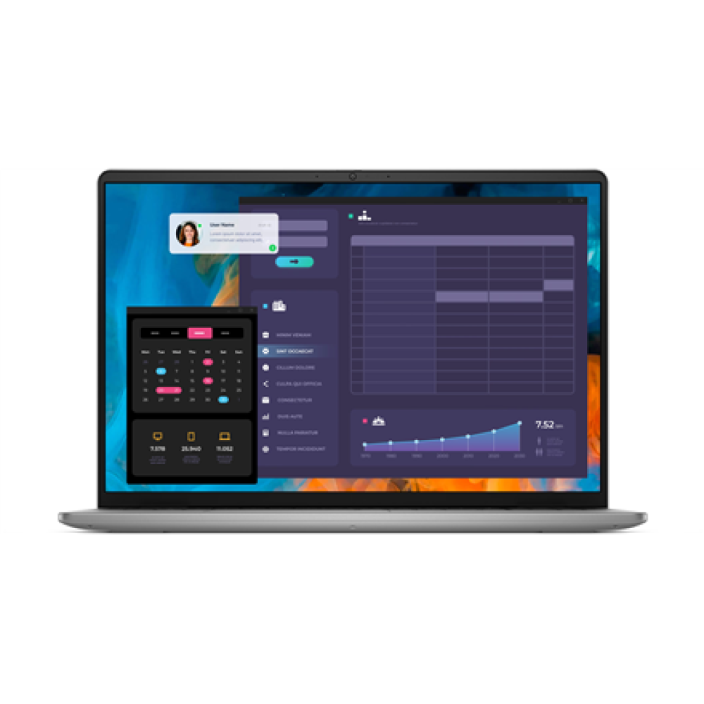Dell Vostro 16 5640 , Grey , 16 , WVA , FHD+ , 1920 x 1200 pixels , Anti-glare , Intel Core 7 , 150U , 16 GB , DDR5 , Solid-state drive capacity 512 GB , Intel Graphics , Ubuntu , 802.11ax , Keyboard language English , Keyboard backlit , Warranty 36 month