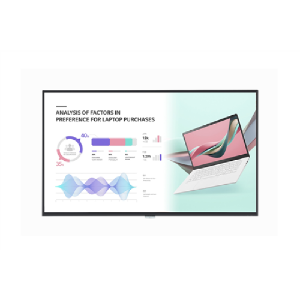 LG 65UH5J-H 65 Landscape/Portrait 24/7 WebOS 178 ° 8 ms 178 ° 3840 x 2160 pixels 500 cd/m²