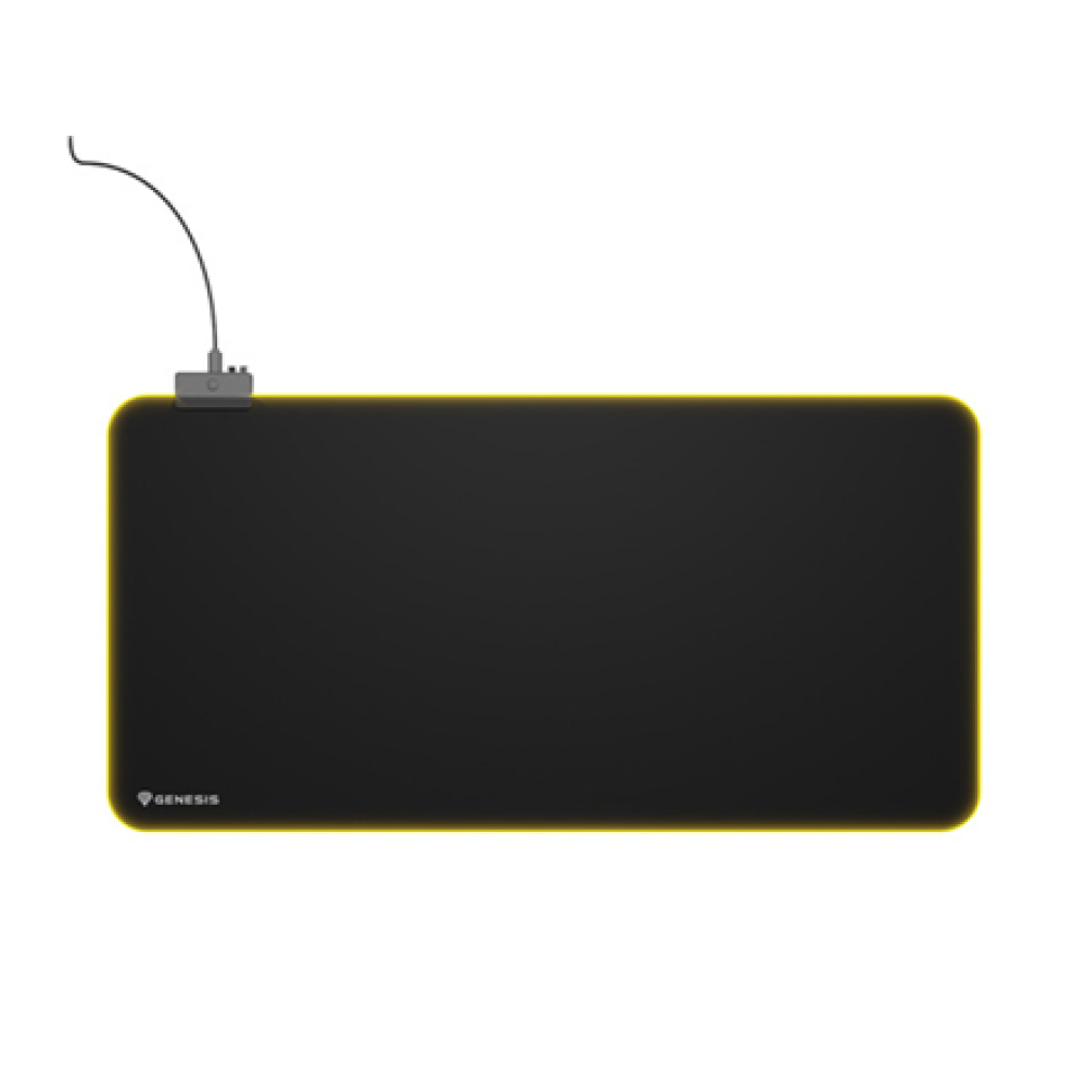 Genesis Mouse Pad , Boron 500 XXL RGB , Mouse pad , 400 x 800 x 4 mm , Black
