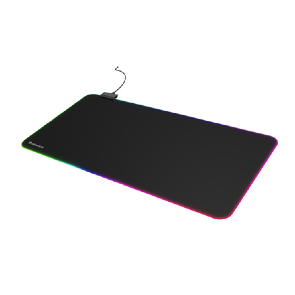Genesis Mouse Pad , Boron 500 XXL RGB , Mouse pad , 400 x 800 x 4 mm , Black