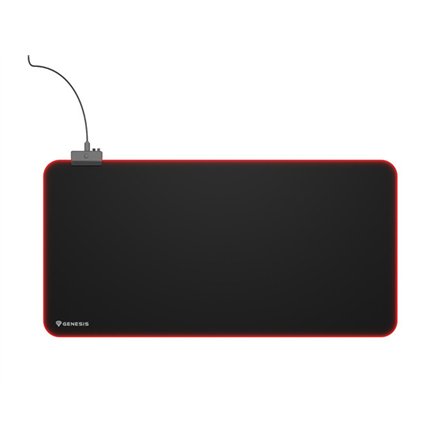 Genesis Mouse Pad , Boron 500 XXL RGB , Mouse pad , 400 x 800 x 4 mm , Black