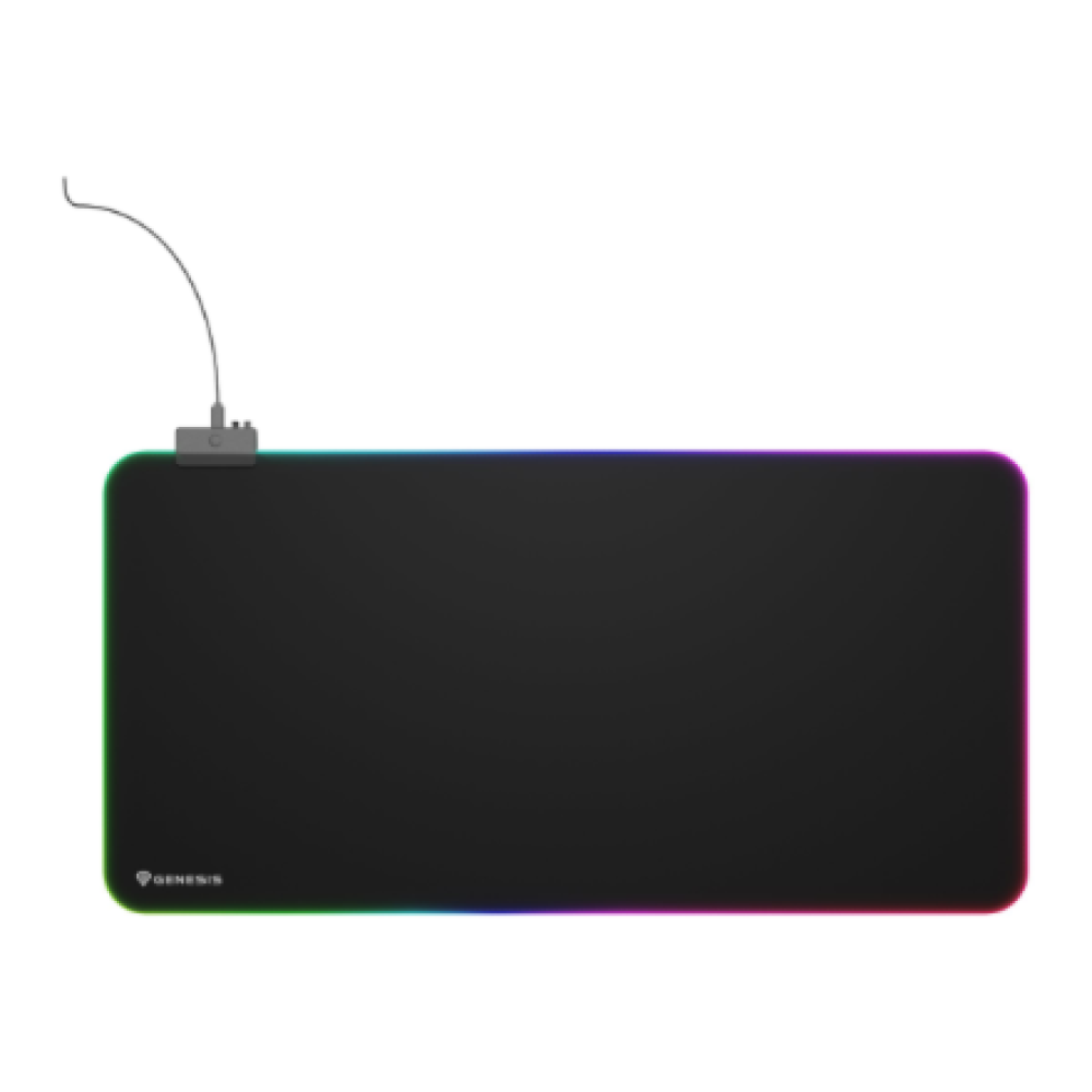 Genesis Mouse Pad , Boron 500 XXL RGB , Mouse pad , 400 x 800 x 4 mm , Black