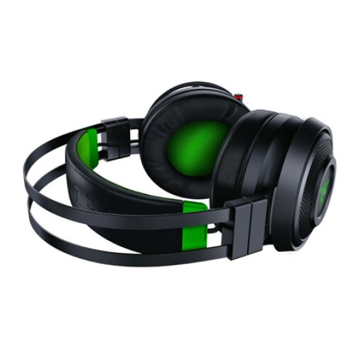 Razer Gaming Headset for Xbox One, Wireless, Nari Ultimate, Black/Green, Built-in microphone