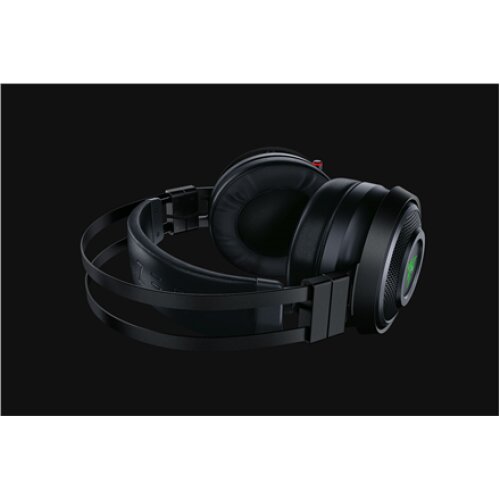 Razer Gaming Headset for Xbox One, Wireless, Nari Ultimate, Black/Green, Built-in microphone
