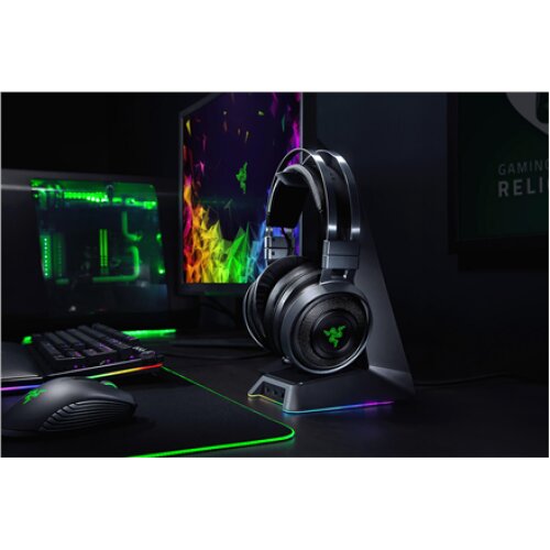 Razer Gaming Headset for Xbox One, Wireless, Nari Ultimate, Black/Green, Built-in microphone