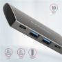 AXAGON SuperSpeed USB-C 10 Gbps SPEEDSTER 4 Hub , HMC-4G2
