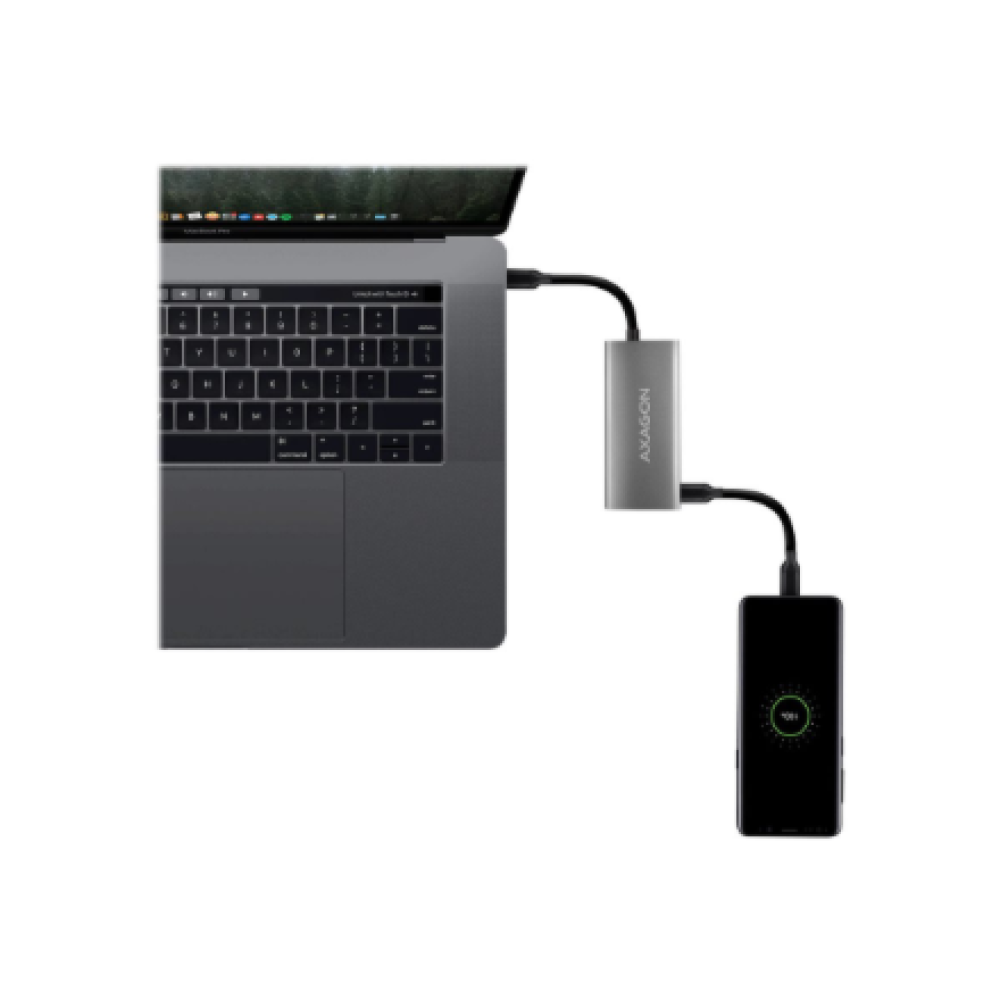 AXAGON SuperSpeed USB-C 10 Gbps SPEEDSTER 4 Hub , HMC-4G2