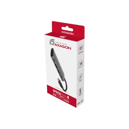 AXAGON SuperSpeed USB-C 10 Gbps SPEEDSTER 4 Hub , HMC-4G2