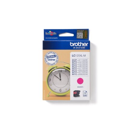 Brother LC125XLM , Ink Cartridge , Magenta