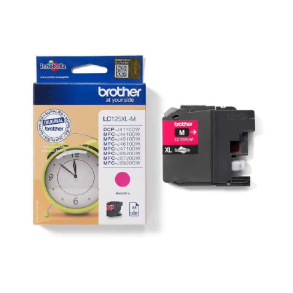 Brother LC125XLM , Ink Cartridge , Magenta