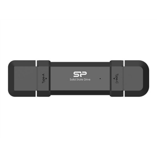 Portable External SSD , DS72 , 500 GB , N/A , USB Type-A, USB Type-C 3.2 Gen 2 , Black
