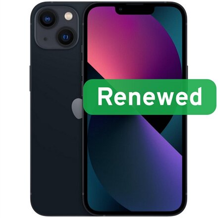 Apple Renewed Grade B , Apple iPhone 13 , Midnight , 6.1 , Super Retina XDR OLED , 128 GB , 5G , iOS