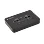 Gembird Desktop dual drive USB Type-C M.2 NVME (and SATA) SSD docking station, Black , DD2-U3M2
