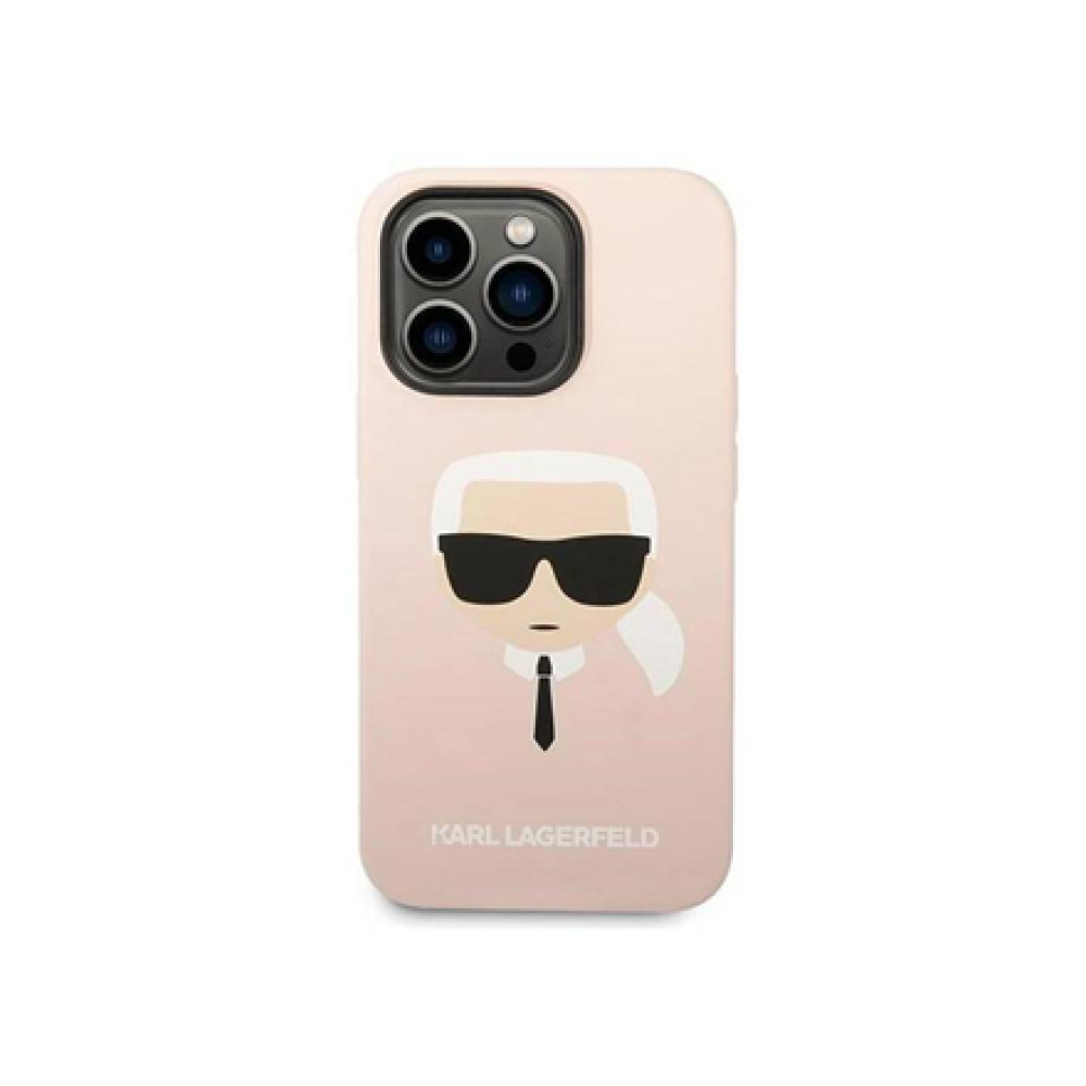 Karl Lagerfeld KLHMP14XSLKHLP , Back cover , Apple , iPhone 14 Pro Max , Silicone , Pink