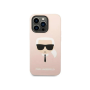 Karl Lagerfeld KLHMP14XSLKHLP , Back cover , Apple , iPhone 14 Pro Max , Silicone , Pink