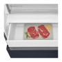 Midea Refrigerator , MDRB542BIE70 , Energy efficiency class Class E , Free standing , Height 191 cm , Combi , No Frost system , Fridge net capacity 257 L , Freezer net capacity 135 L , Display , 38 dB , Grey