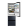 Midea Refrigerator , MDRB542BIE70 , Energy efficiency class Class E , Free standing , Height 191 cm , Combi , No Frost system , Fridge net capacity 257 L , Freezer net capacity 135 L , Display , 38 dB , Grey