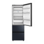 Midea Refrigerator , MDRB542BIE70 , Energy efficiency class Class E , Free standing , Height 191 cm , Combi , No Frost system , Fridge net capacity 257 L , Freezer net capacity 135 L , Display , 38 dB , Grey