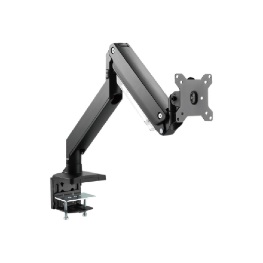 Digitus Desk Mount , Universal Single Monitor Mount with Gas Spring and Clamp Mount , Adjustable Height, Rotate, Tilt, Swivel , 15-35 , Maximum weight (capacity) 15 kg , Black