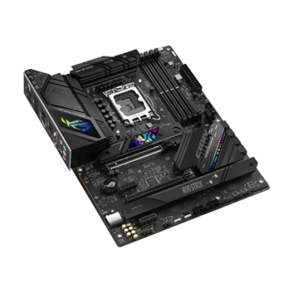 Asus ROG STRIX B760-F GAMING WIFI Processor family Intel Processor socket LGA1700 DDR5 DIMM Memory slots 4 Supported hard disk drive interfaces SATA, M.2 Number of SATA connectors 4 Chipset Intel B760 ATX