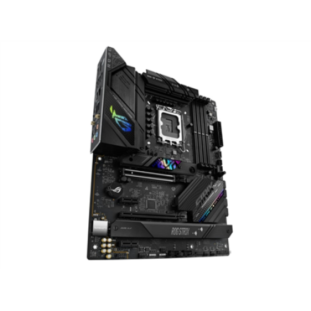 Asus ROG STRIX B760-F GAMING WIFI Processor family Intel Processor socket LGA1700 DDR5 DIMM Memory slots 4 Supported hard disk drive interfaces SATA, M.2 Number of SATA connectors 4 Chipset Intel B760 ATX