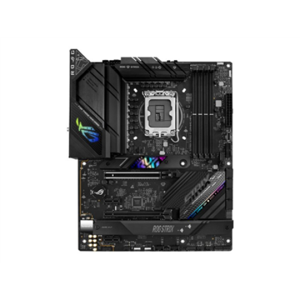 Asus ROG STRIX B760-F GAMING WIFI Processor family Intel Processor socket LGA1700 DDR5 DIMM Memory slots 4 Supported hard disk drive interfaces SATA, M.2 Number of SATA connectors 4 Chipset Intel B760 ATX