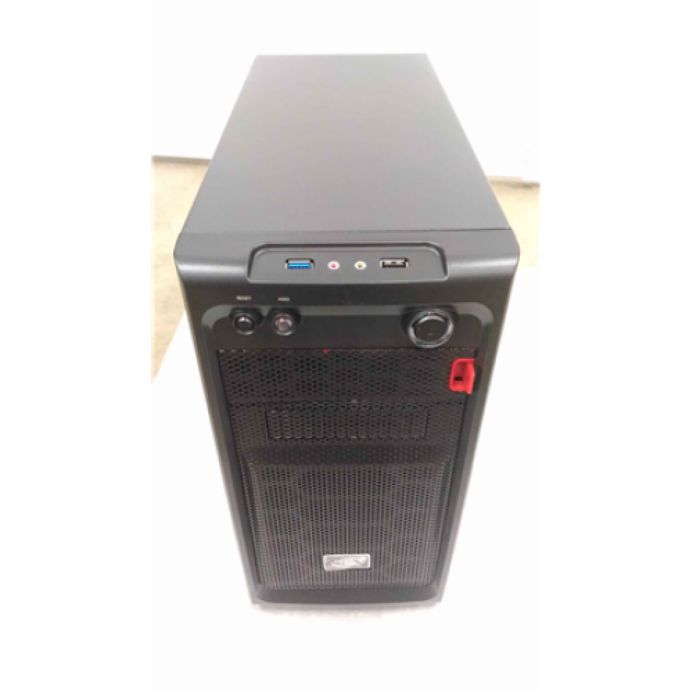 SALE OUT. , Deepcool , Smarter , USB 3.0 x1, USB 2.0 x 1 , Spk x 1 , Audio x 1 , All Black , Micro ATX , USED, REFURBISHED , Power supply included No , ATX