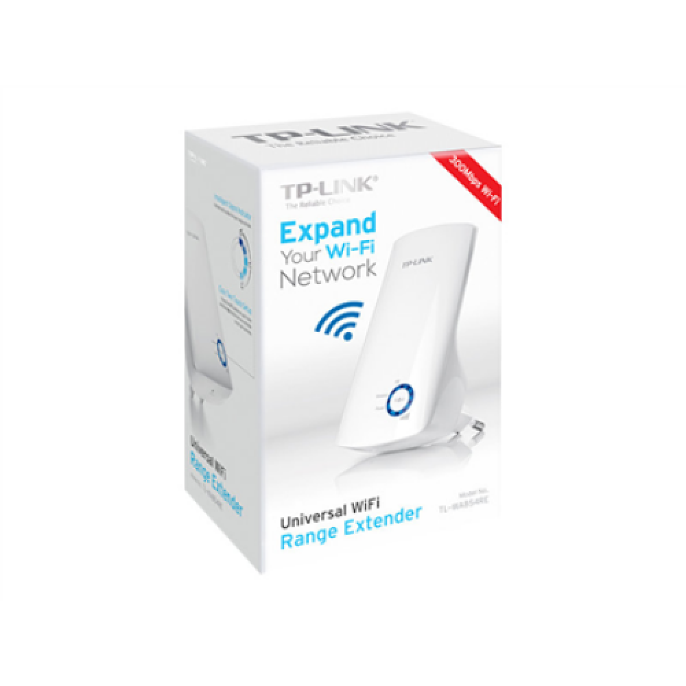 TP-LINK , Extender , TL-WA854RE , 802.11n , 2.4 GHz , 300 Mbit/s , MU-MiMO No , no PoE , Antenna type 2 Internal Antennas