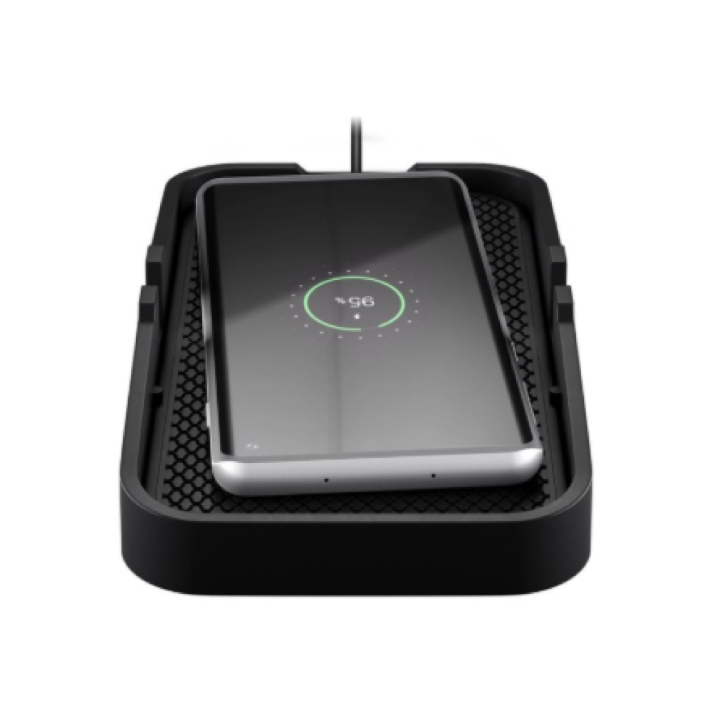 Goobay 60471 Wireless Vehicle Fast Charger 15 W, Black , Goobay