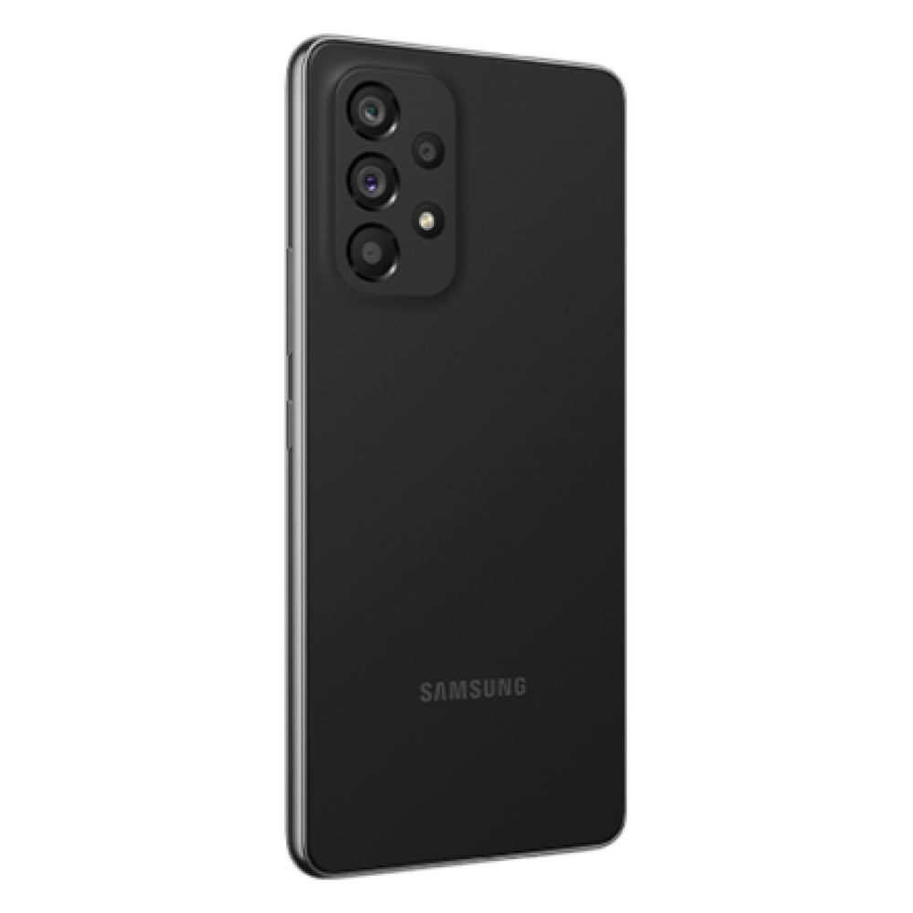 Samsung , Galaxy , A53 A536 , Awesome Black , 6.5 , Super AMOLED , 1080 x 2400 , Internal RAM 6 GB , 128 GB , Dual SIM , Nano-SIM , 4G , 5G , Main camera resolution 64+12+5+5 MP , Secondary camera resolution 32 MP , Android , 12
