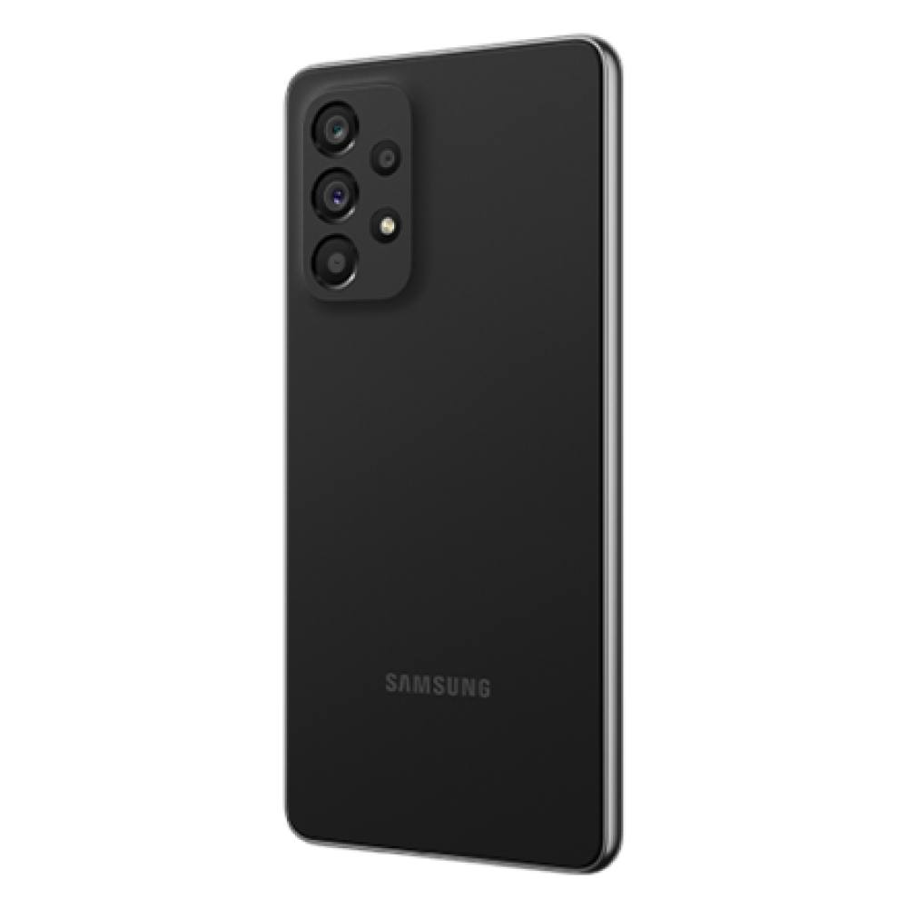 Samsung , Galaxy , A53 A536 , Awesome Black , 6.5 , Super AMOLED , 1080 x 2400 , Internal RAM 6 GB , 128 GB , Dual SIM , Nano-SIM , 4G , 5G , Main camera resolution 64+12+5+5 MP , Secondary camera resolution 32 MP , Android , 12
