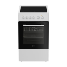 INDESIT Cooker , I5V8PMW , Hob type Ceramic , Oven type Electric , White , Width 50 cm , Depth 60 cm , 55 L