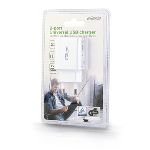 EnerGenie , EG-U2C2A-03-W , 2-port universal USB charger