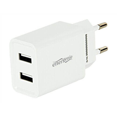 EnerGenie , EG-U2C2A-03-W , 2-port universal USB charger