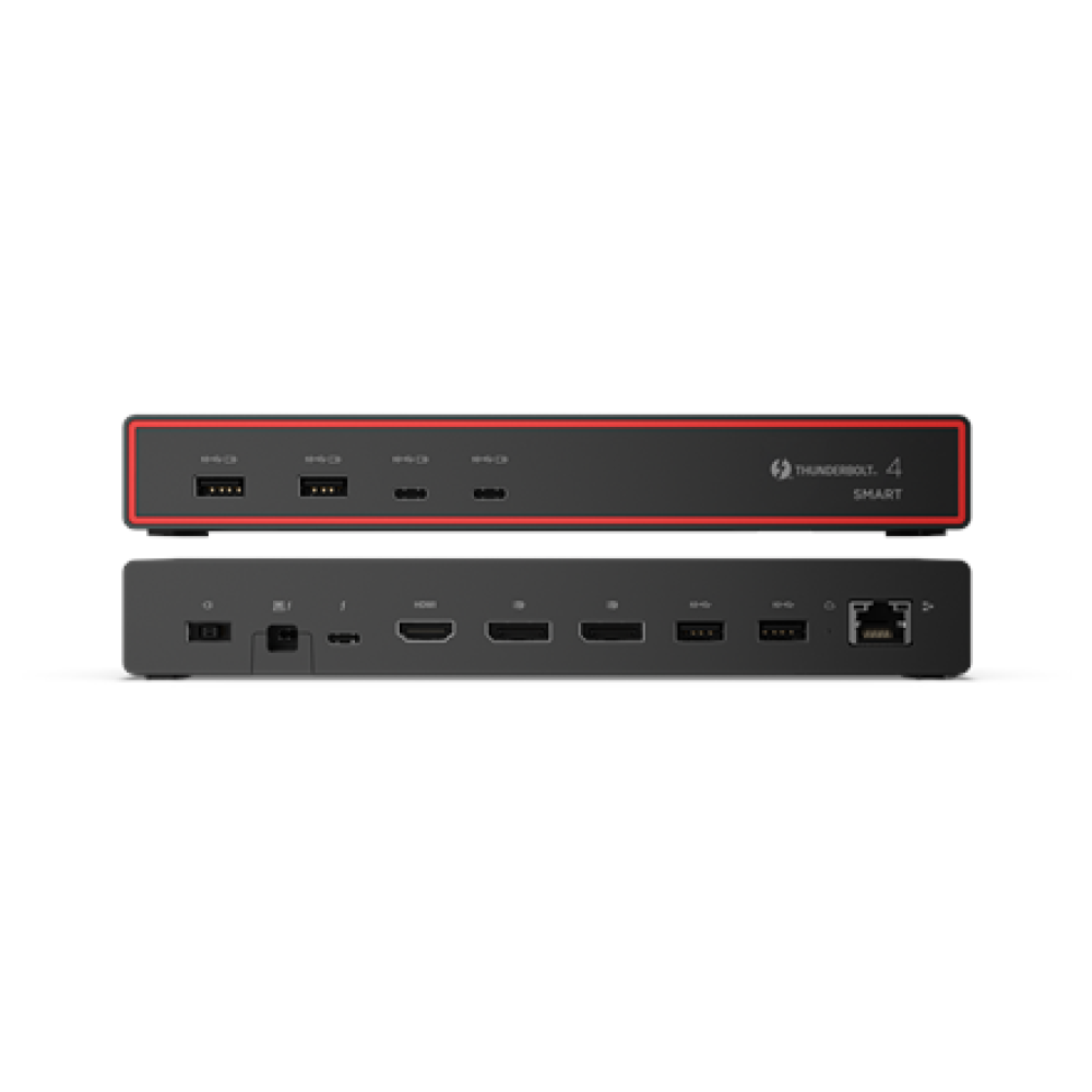 Lenovo ThinkPad Thunderbolt 4 Smart Dock Gen2 7500 - EU , DisplayPorts quantity 2 , HDMI ports quantity 1 , 100 W